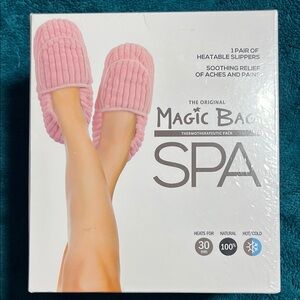 Magic Bag Pink Heatable Slippers
